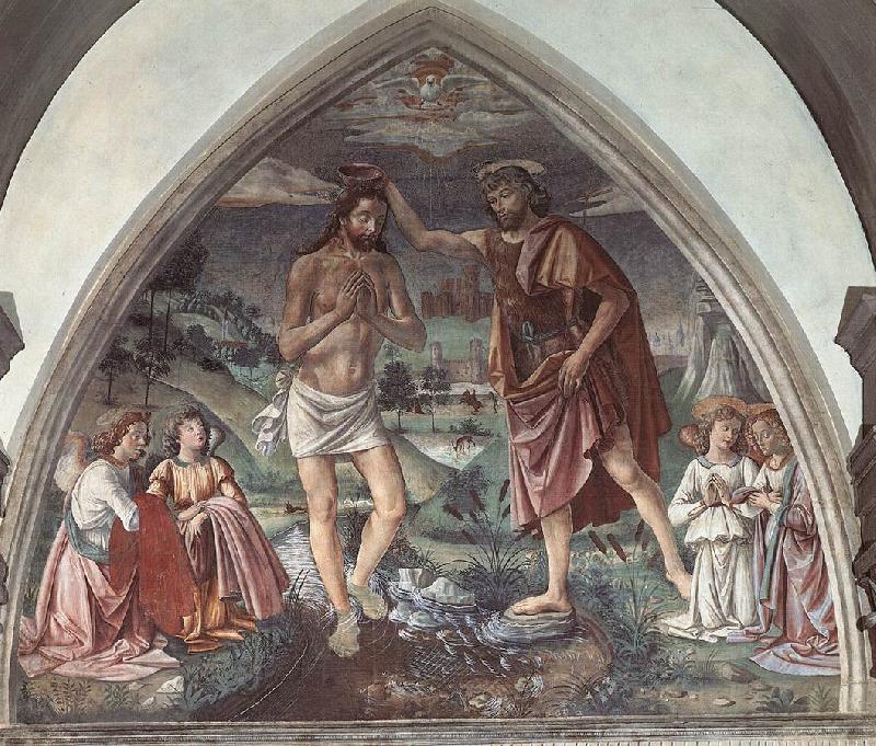 GHIRLANDAIO, Domenico Baptism of Christ dfg China oil painting art